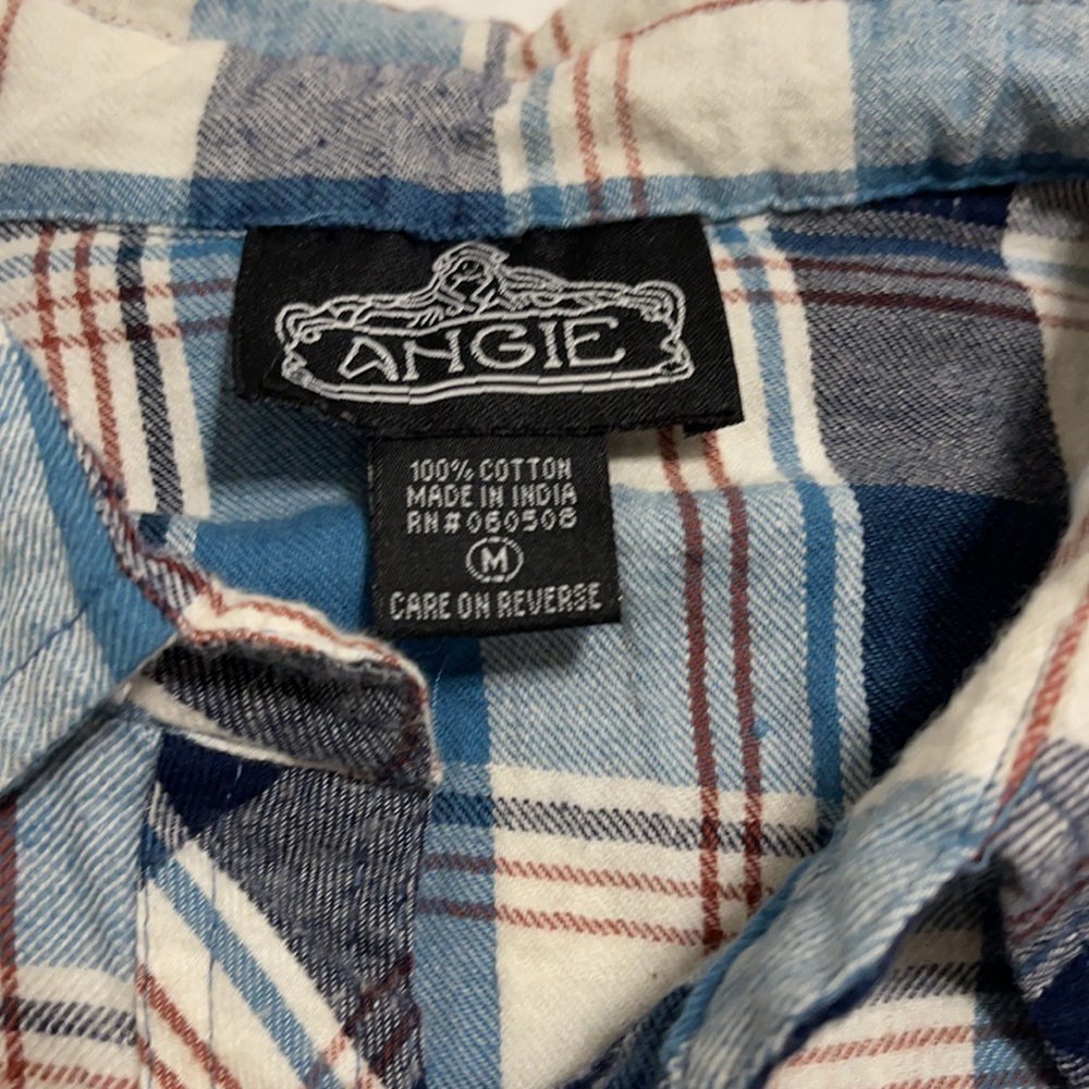 Plaid button down - Picture 2 of 4